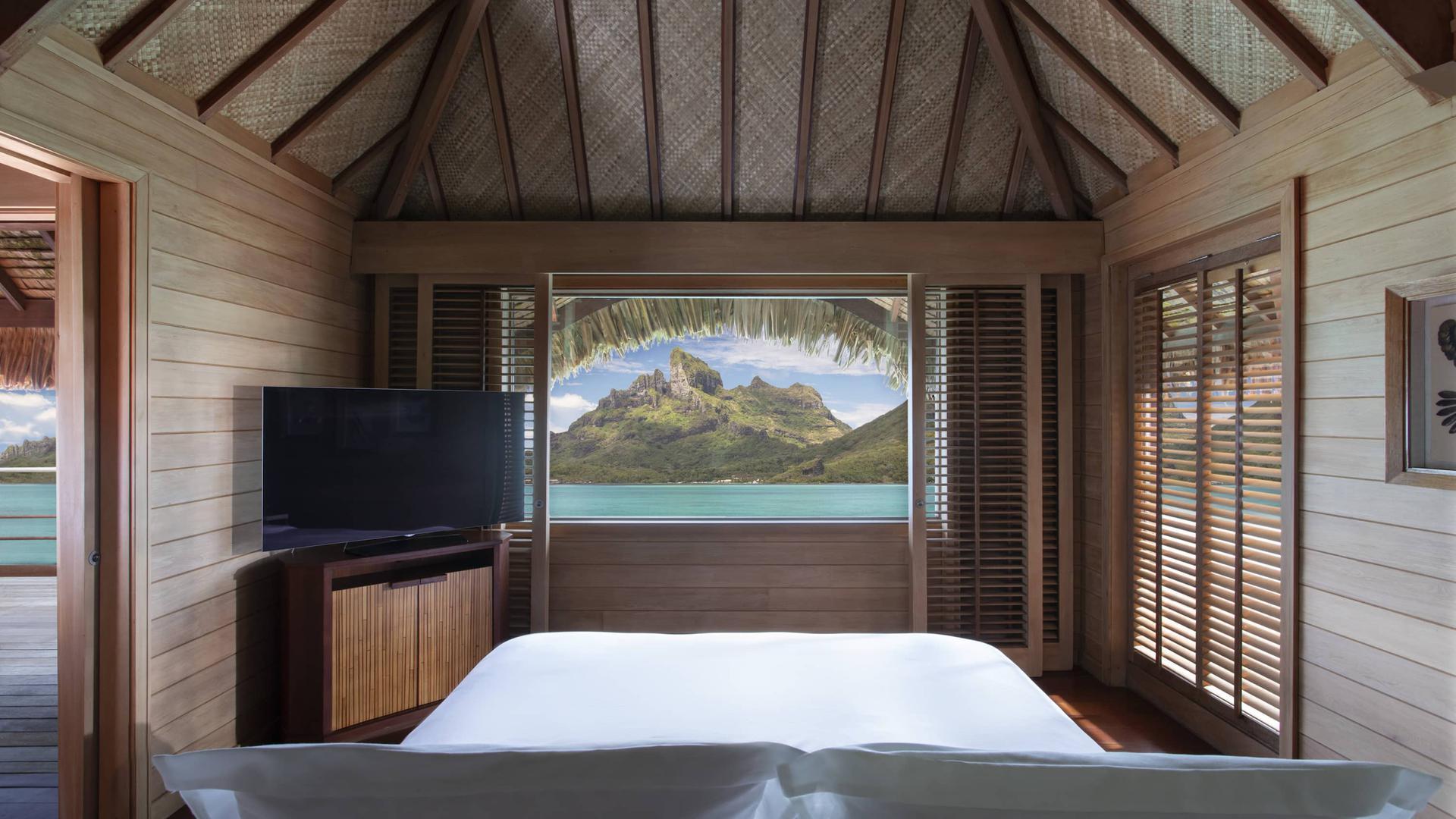 Overwater suite at Four Seasons Resort Bora Bora