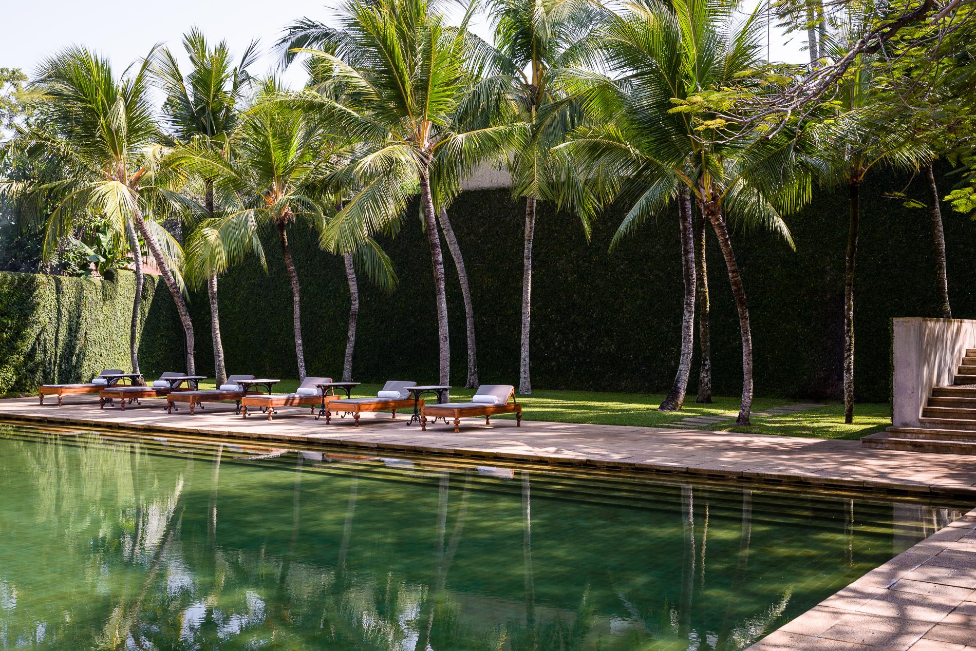 Swimming Pool at Amangalla, Sri Lanka