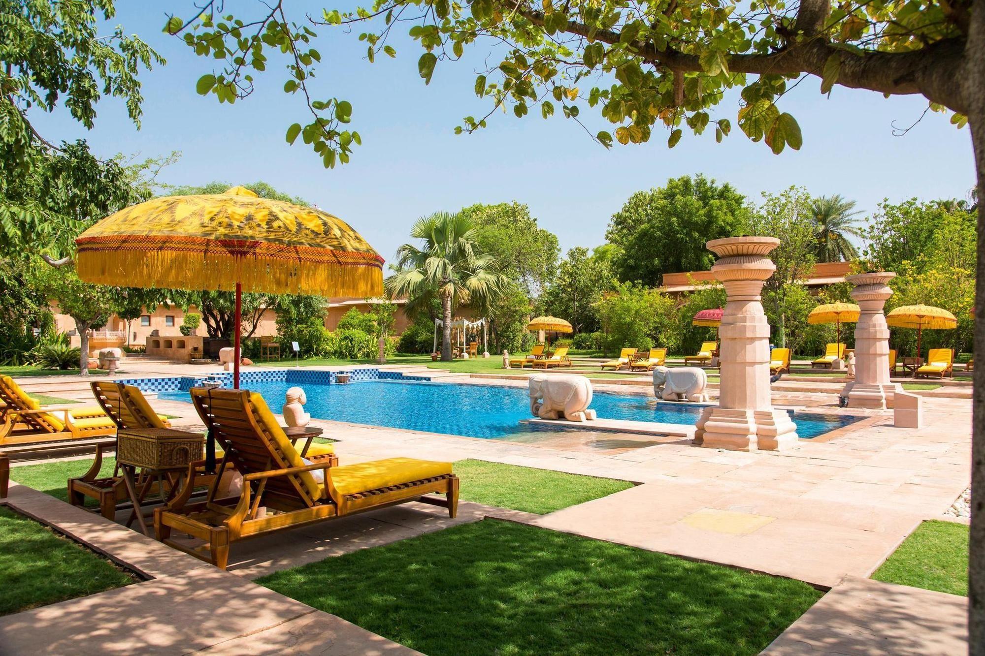 Swimming pool at The Oberoi Vanyavilas