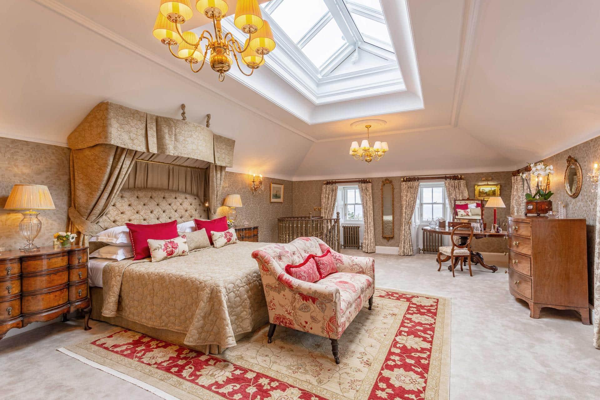 The Castle Penthouse Suite at Glenapp Castle