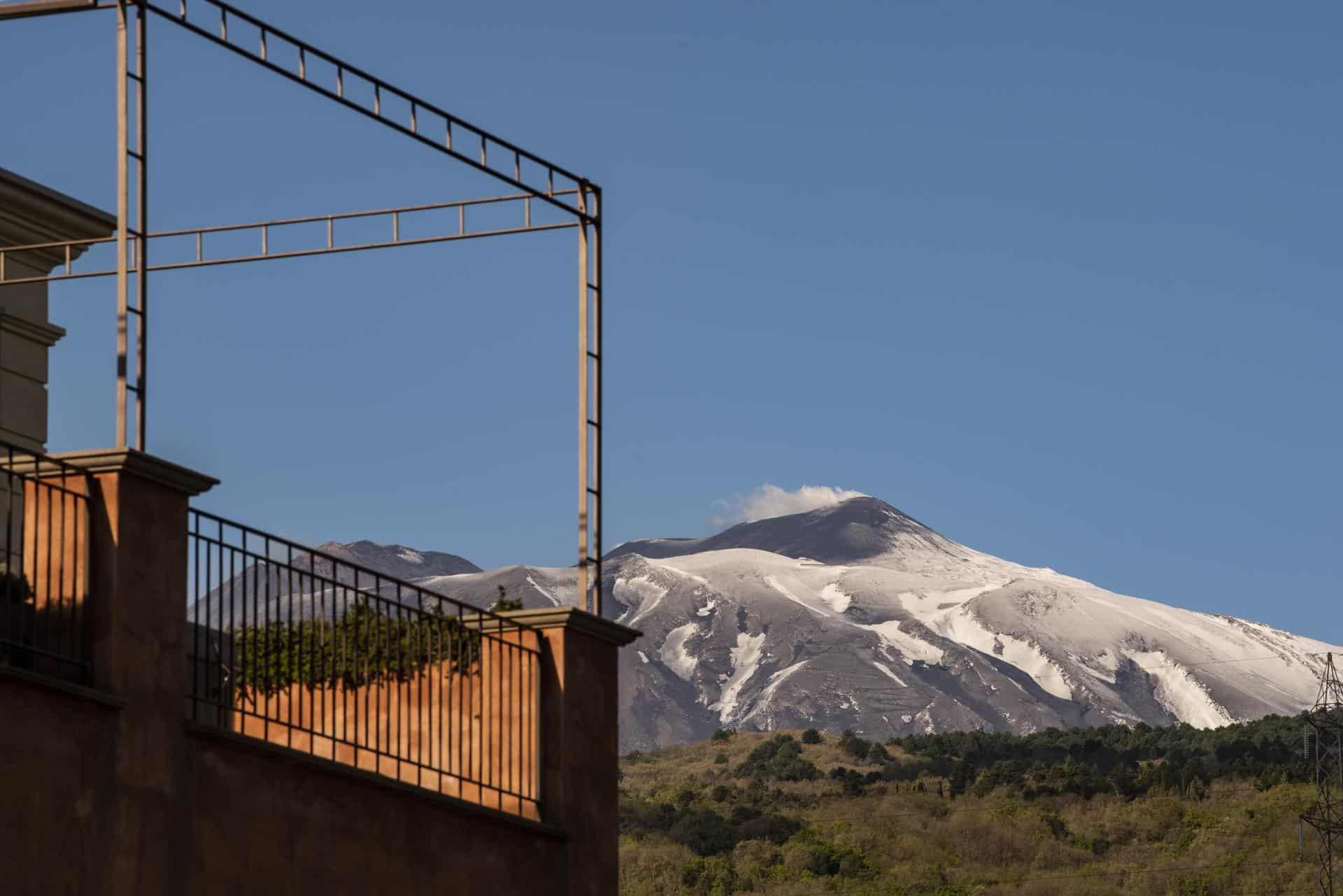 Views of Mount Etna from Hotel Villa Neri Resort & Spa