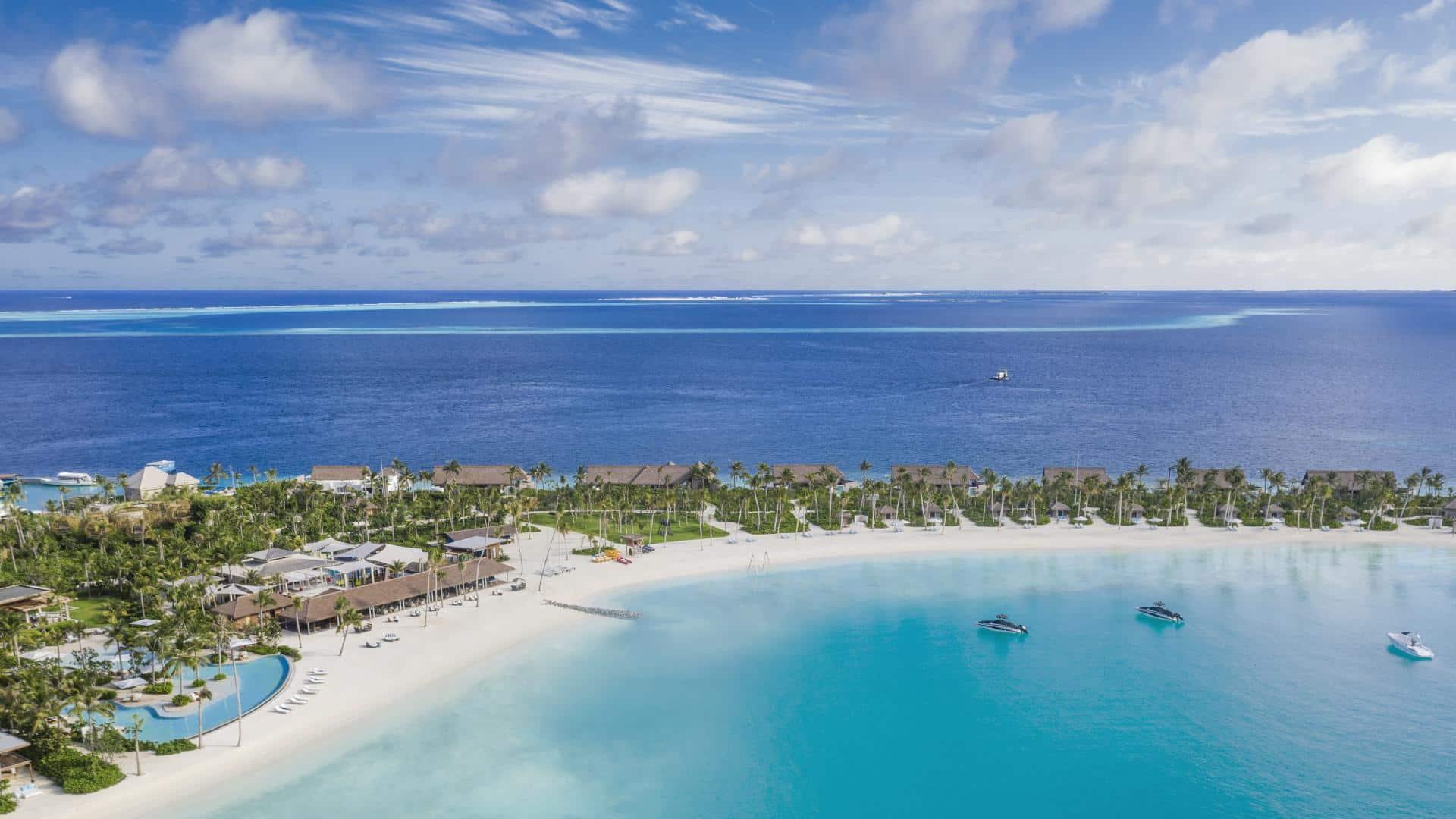 Beach at Waldorf Astoria Maldives Ithaafushi