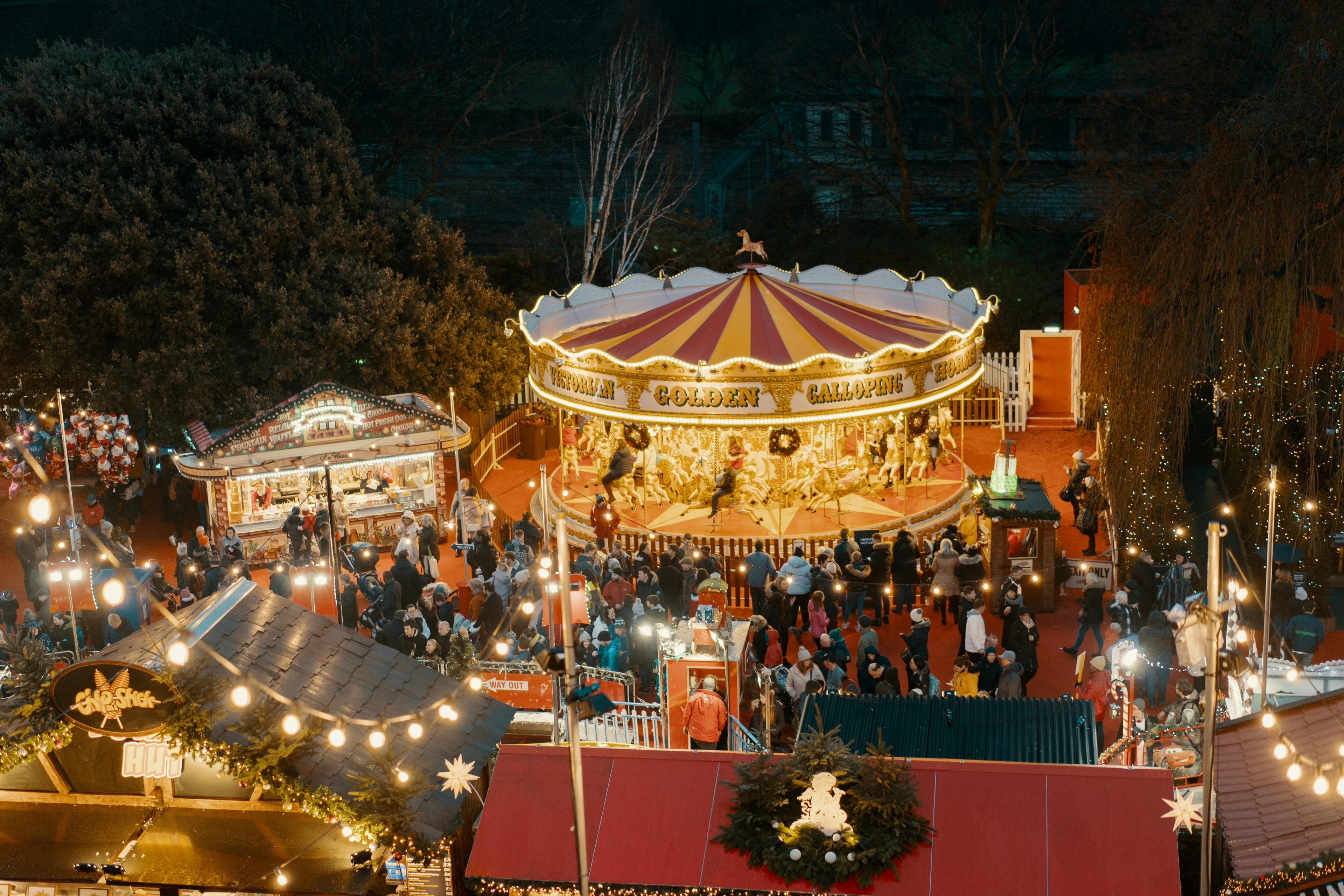 Christmas market in Edinburgh