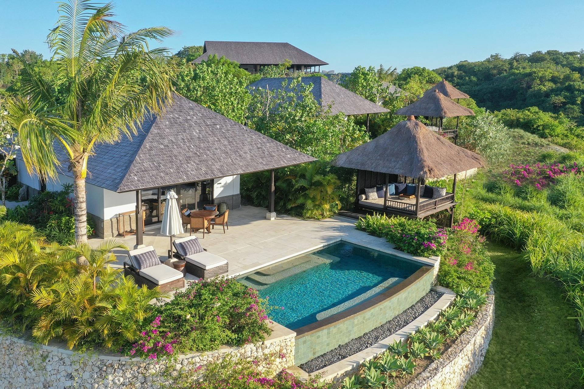 Hill Top Ocean Pool Villa at Raffles Bali