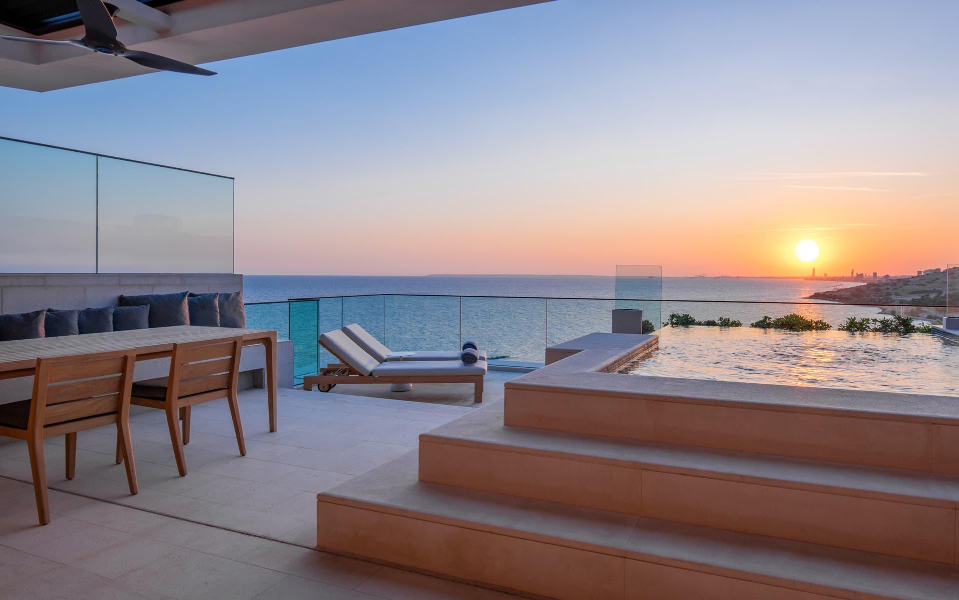 Rooftop Duplex Suite with Private Pool at Amara Hotel, Cyprus
