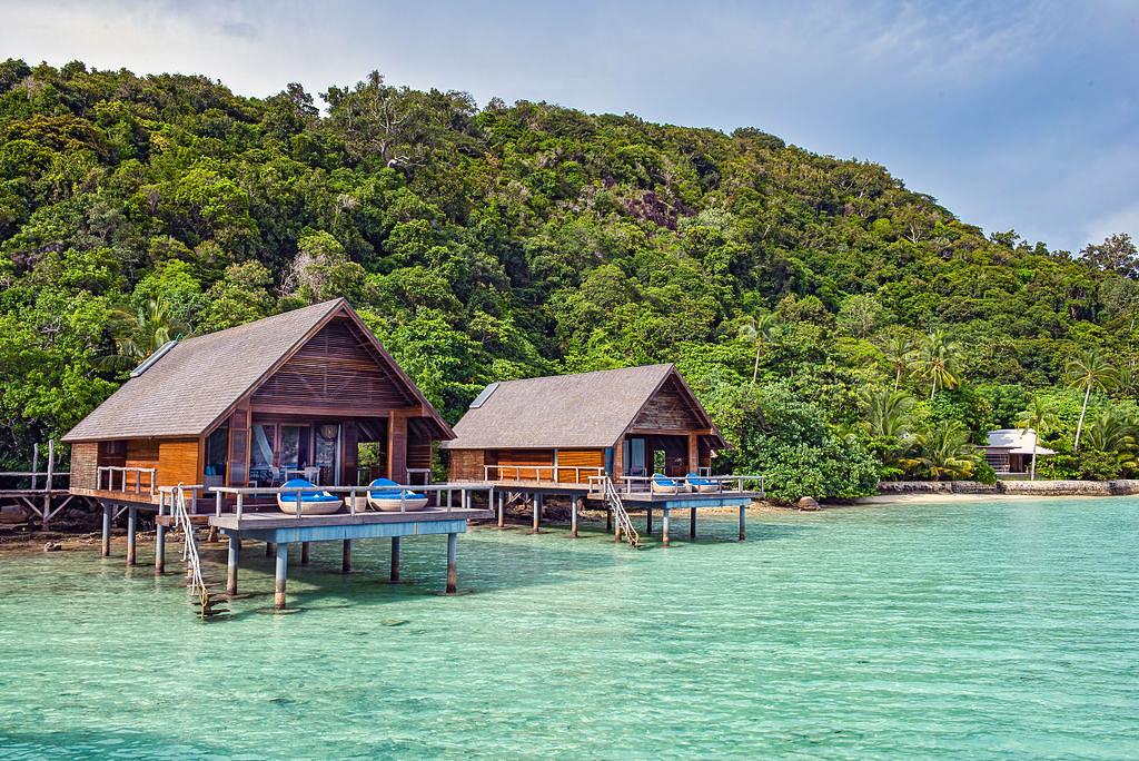 Overwater Bungalow at Bawah Reserve, Indonesia