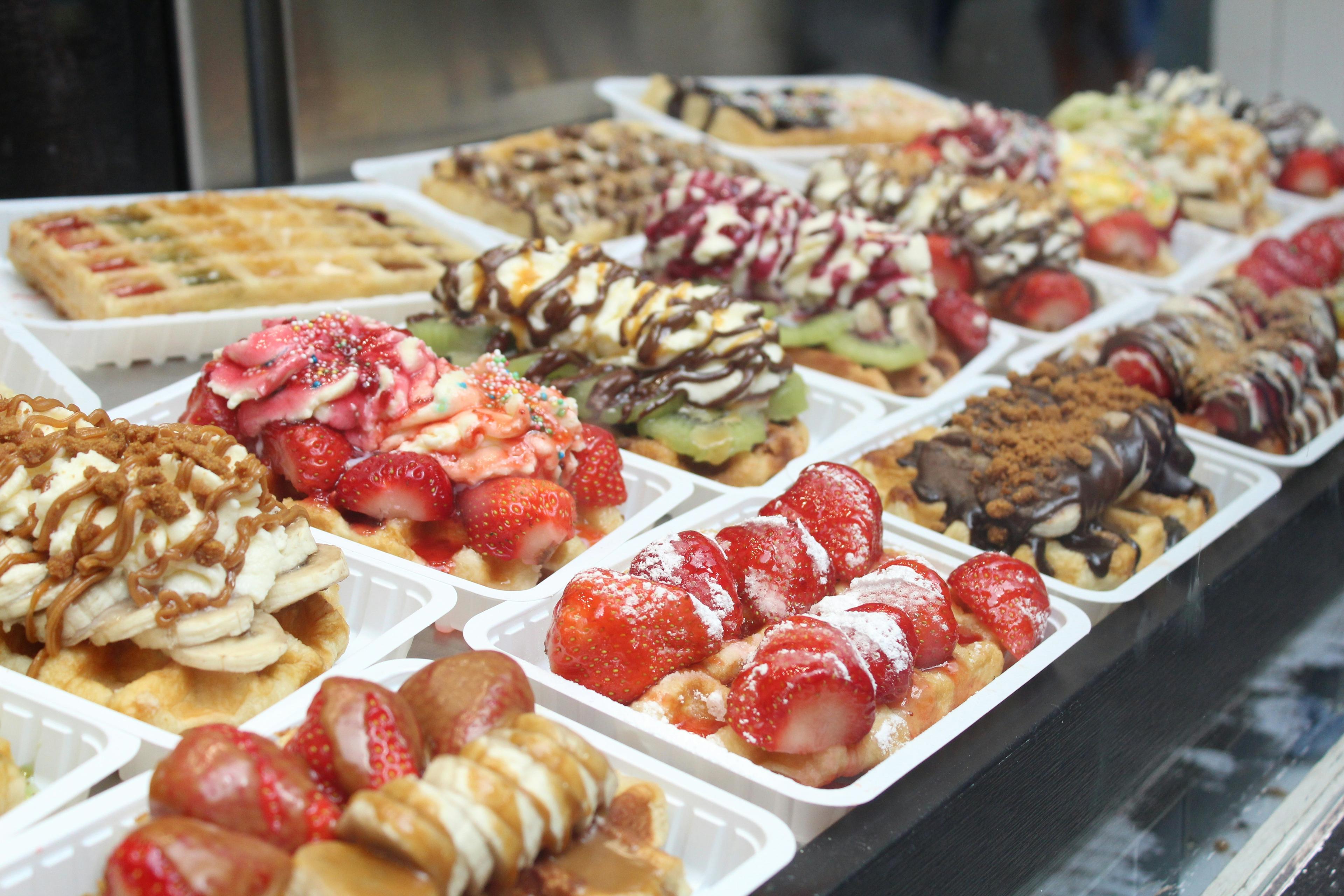 Belgian waffles in Brussels