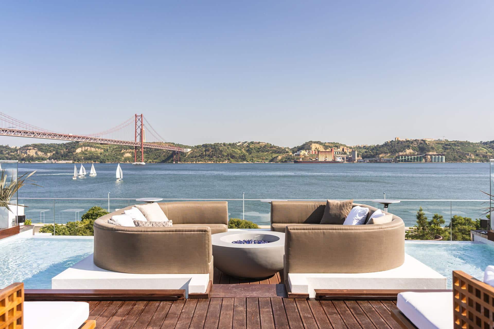 Roof terrace at Hyatt Regency Lisbon