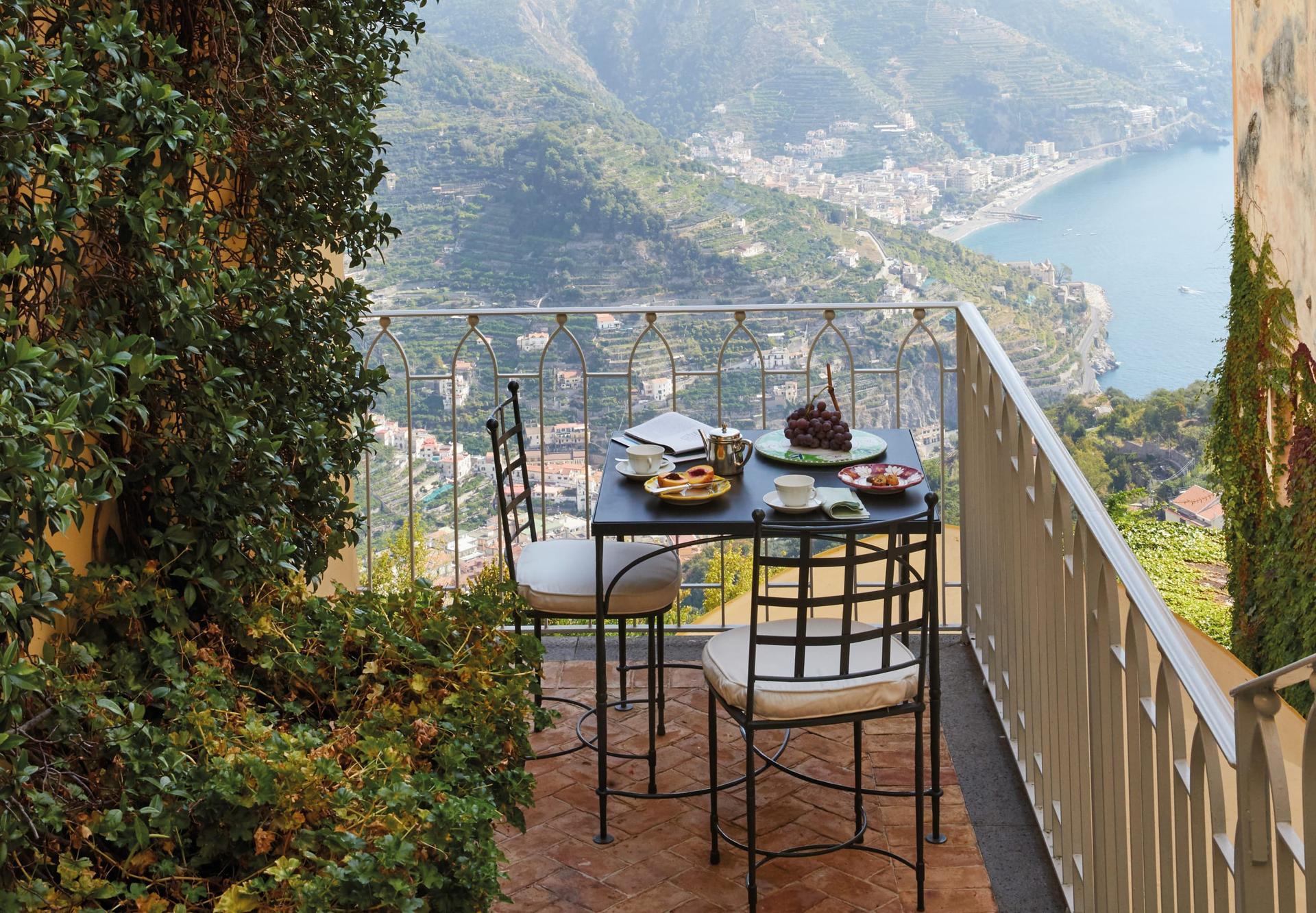 Deluxe Sea View Room with Balcony at Caruso, A Belmond Hotel